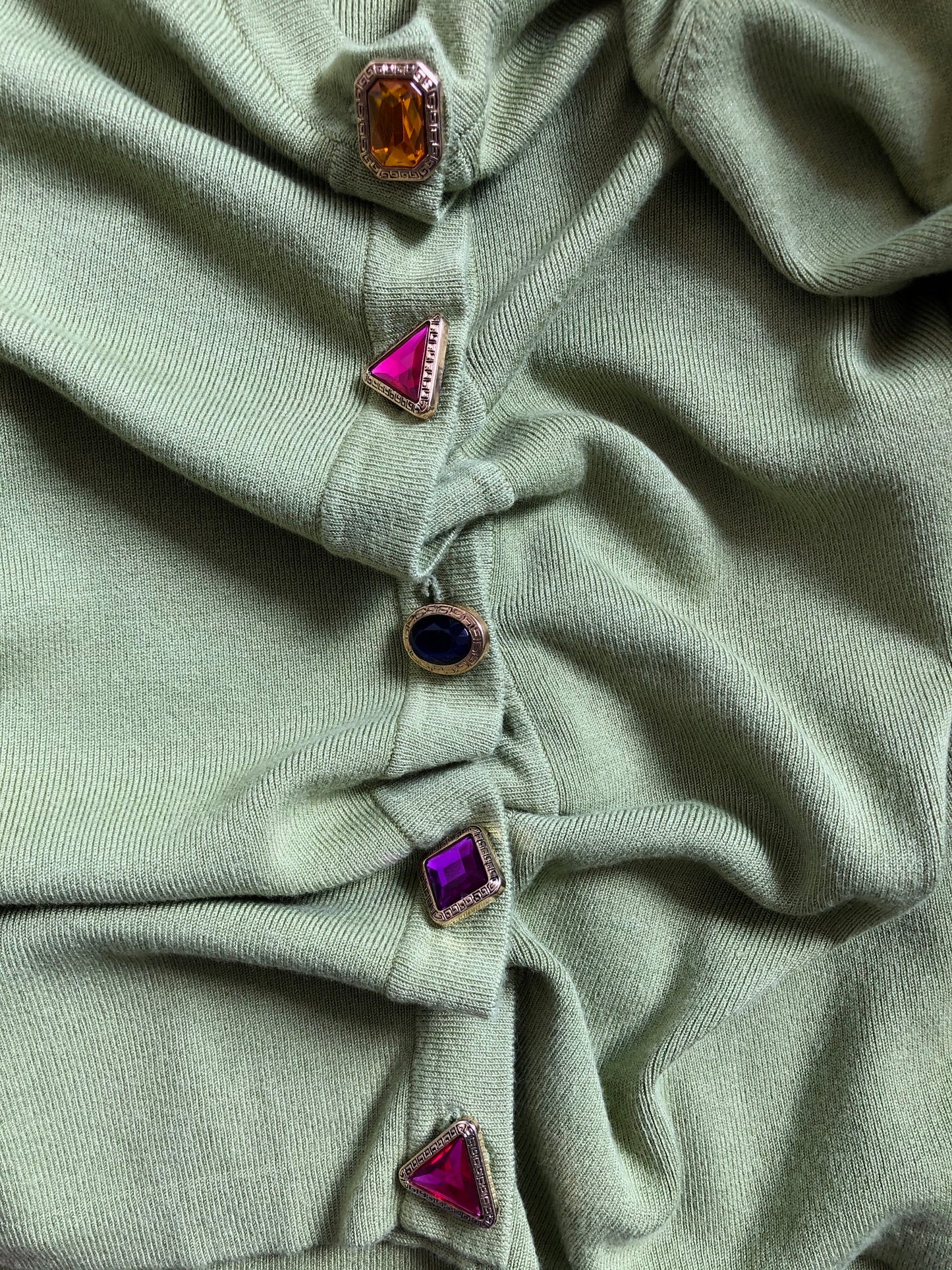 Colored Buttons Sweater