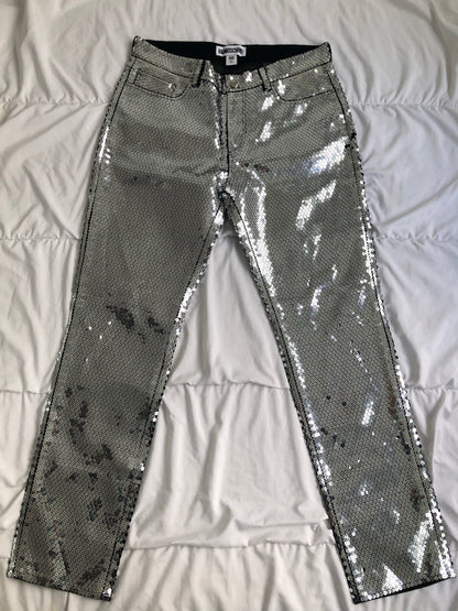 Moschino x H&amp;M Silver Trousers