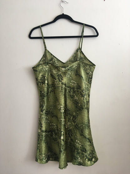 Vestido Seda Verde