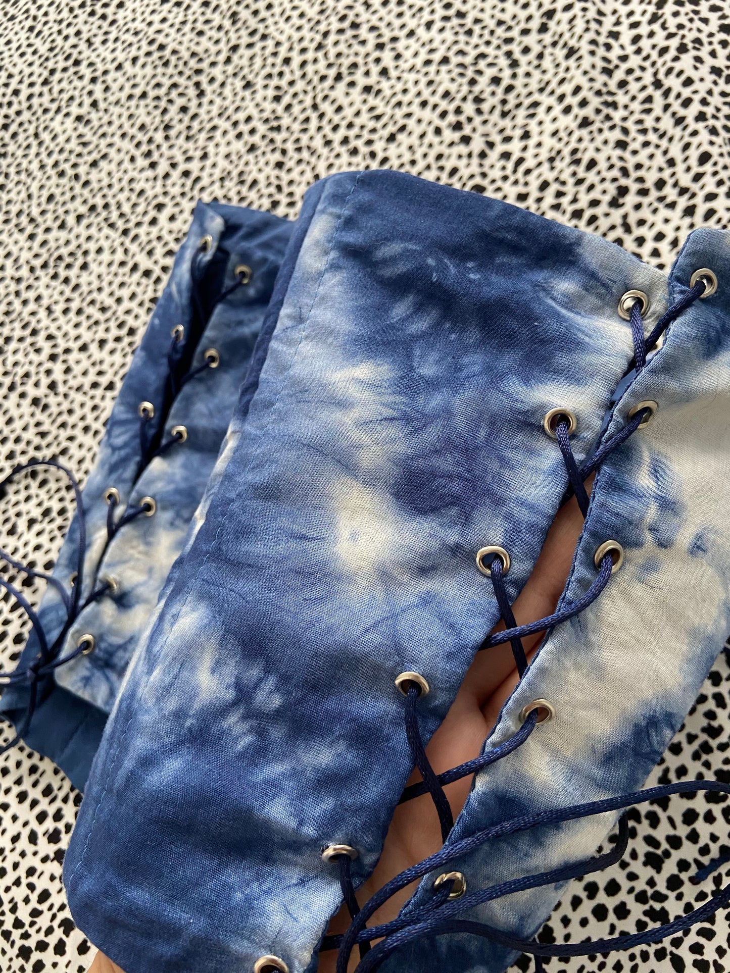 Corset Blue Tie Dye