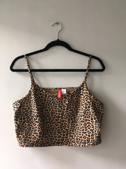 Crop Top Animal Print