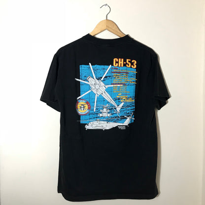 Playera Vintage Helicóptero