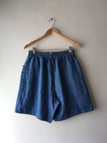 Stretch Denim Shorts