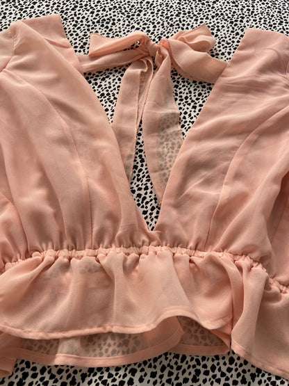 Peach Blouse