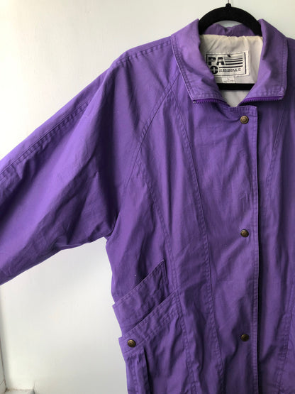 purple jacket