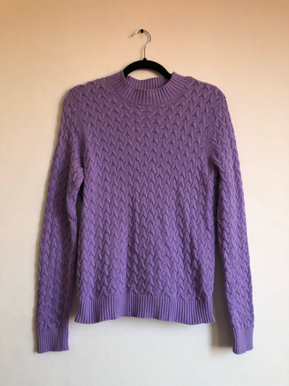 lilac sweater