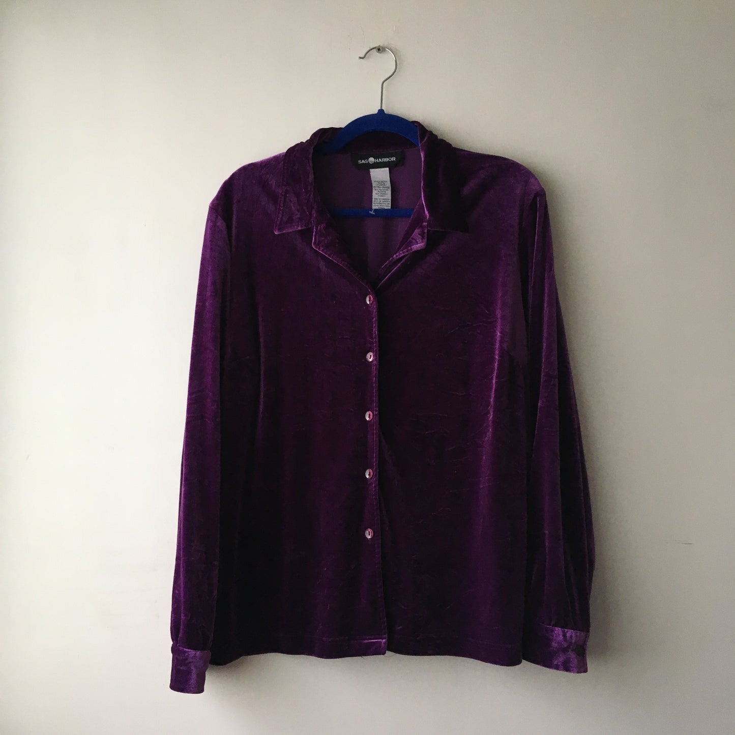 Purple Velvet Shirt