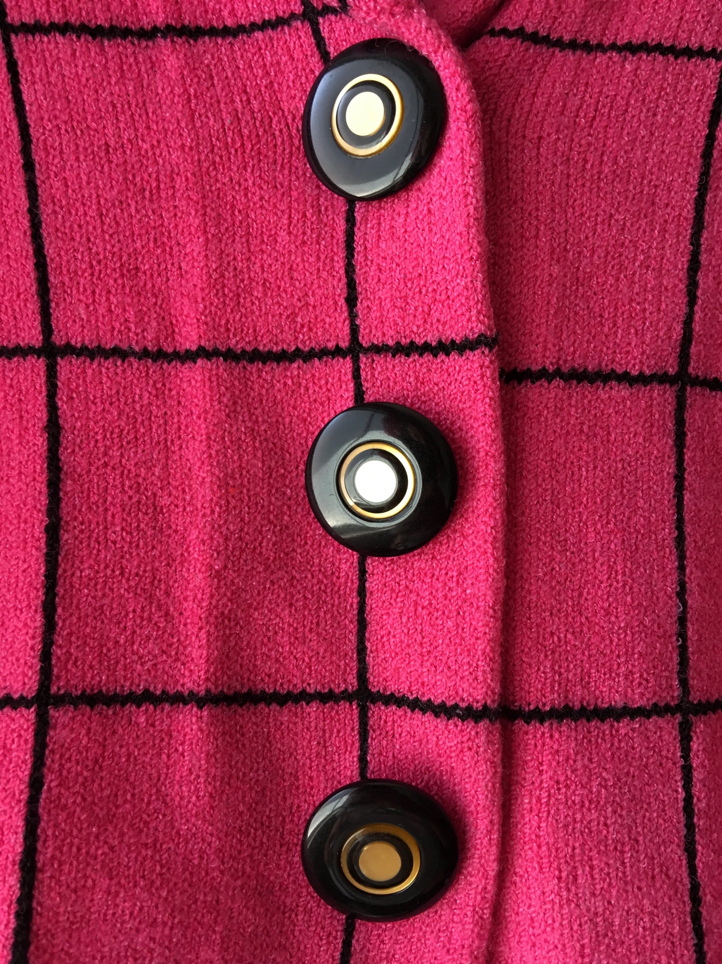 Pink Checked Sweater