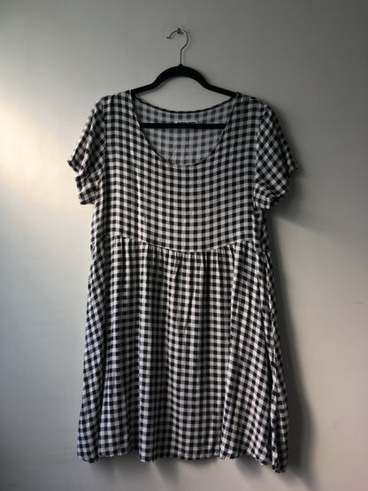 Checked dress