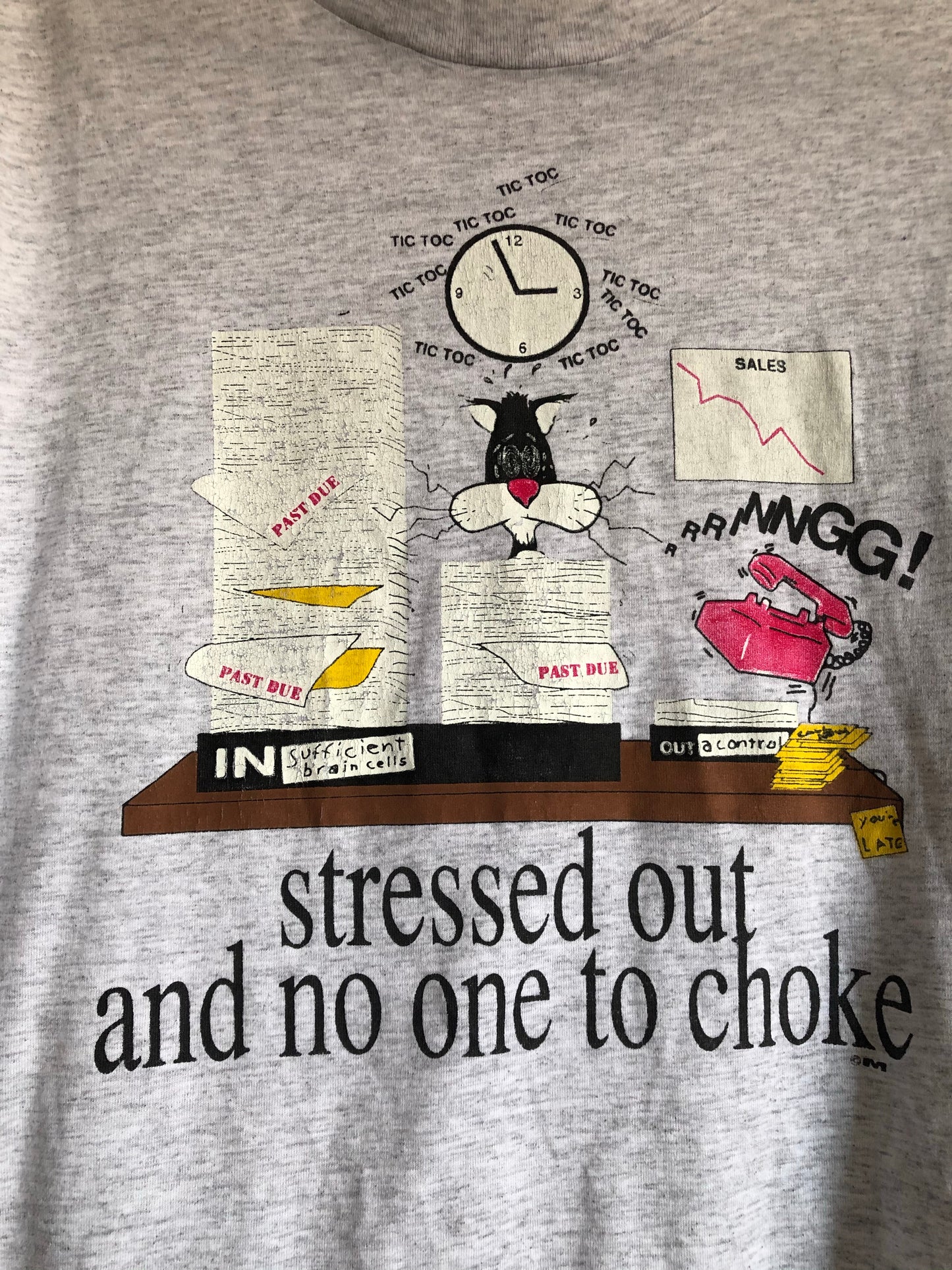 Playera Stressed Out Vintage