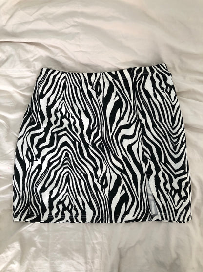 Zebra skirt