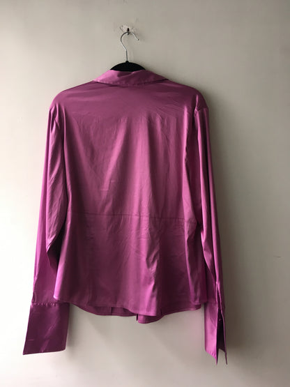 Blusa Rosa Satinada