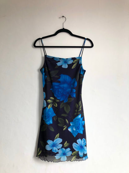 Vestido Blue Roses