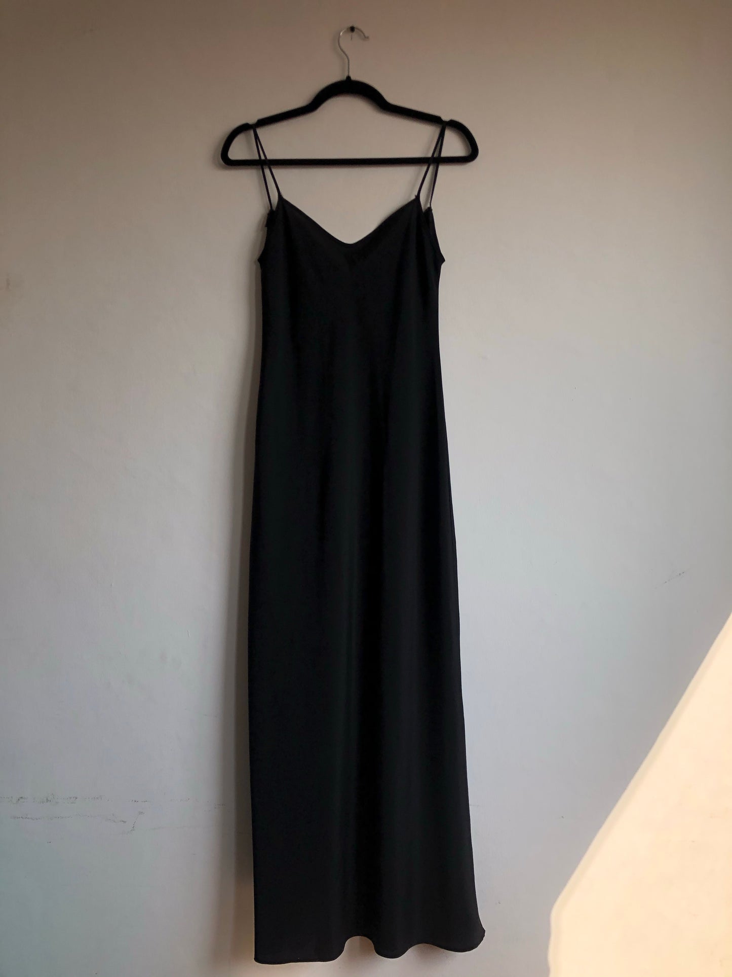 Black Long Lingerie Dress
