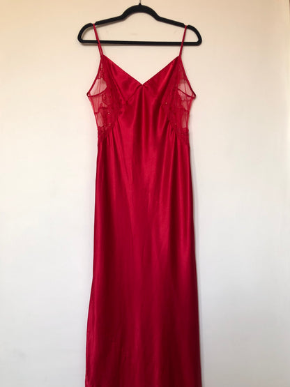 Red Slip Dress