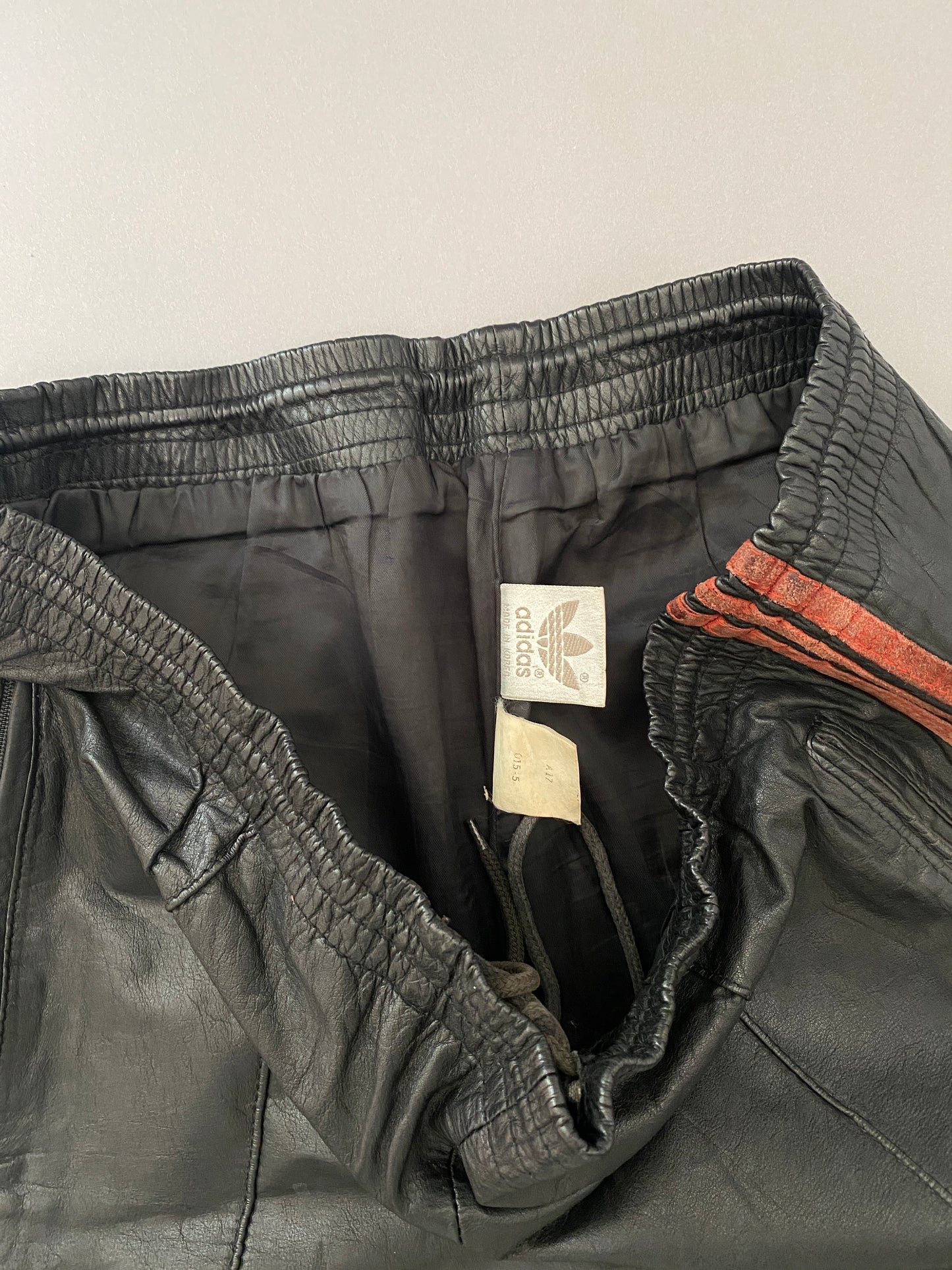 Adidas Leather Trackpants 80’s Vintage