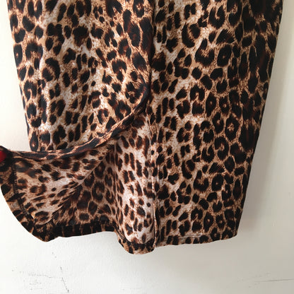 Animal print dress