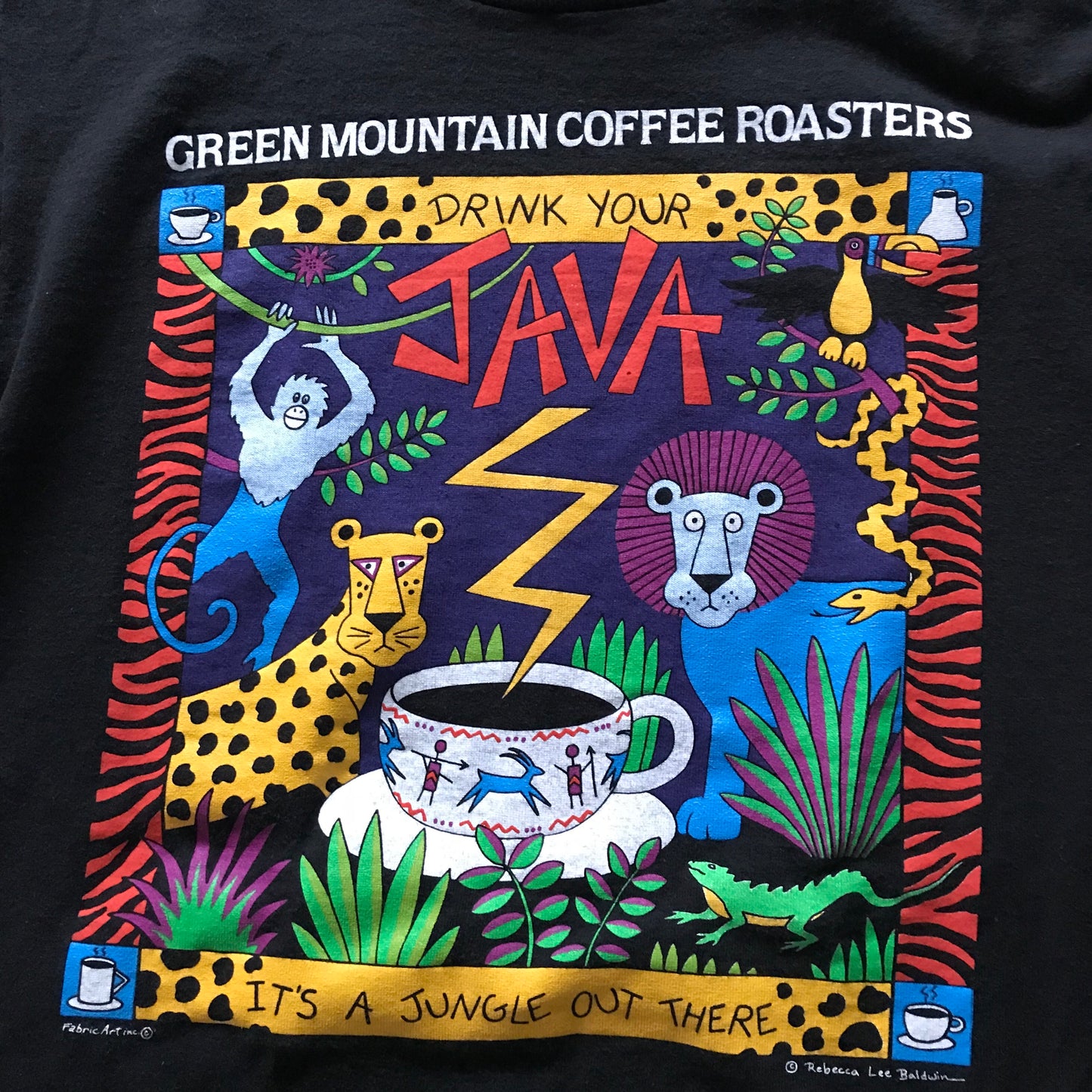 Vintage Zoo Fabric Art Inc T-shirt