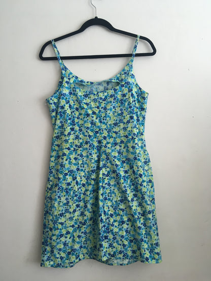 Vestido Flores Azules