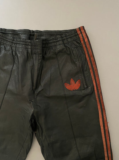 Adidas Leather Trackpants 80's Vintage