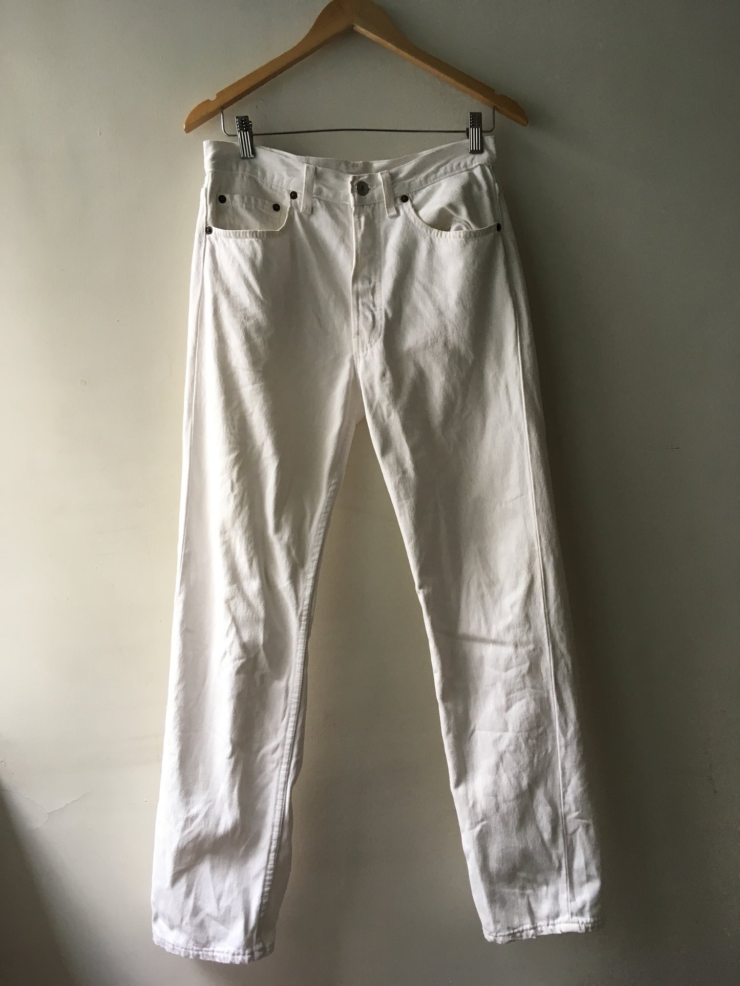 Levi's White 80s Jeans