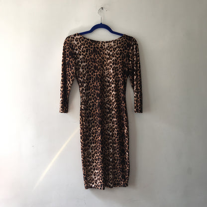 Animal print dress