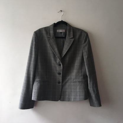 Checked blazer