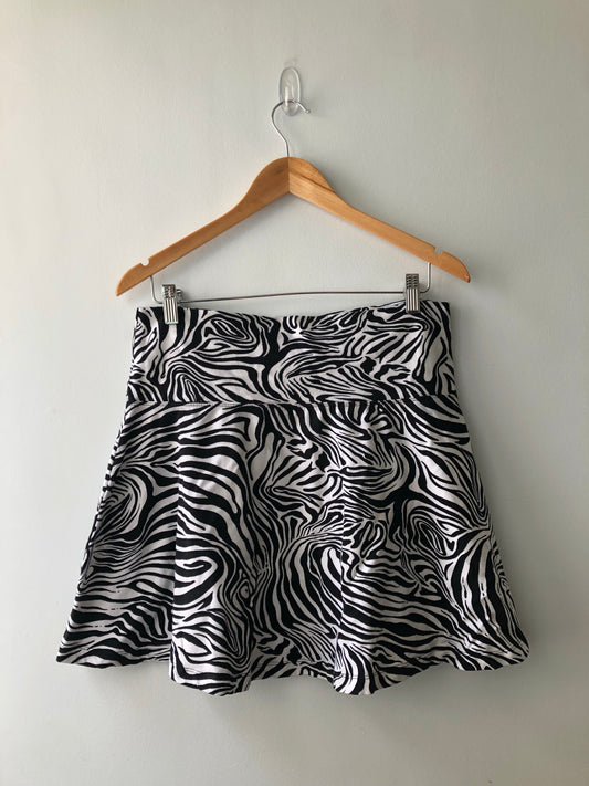 Falda zebra