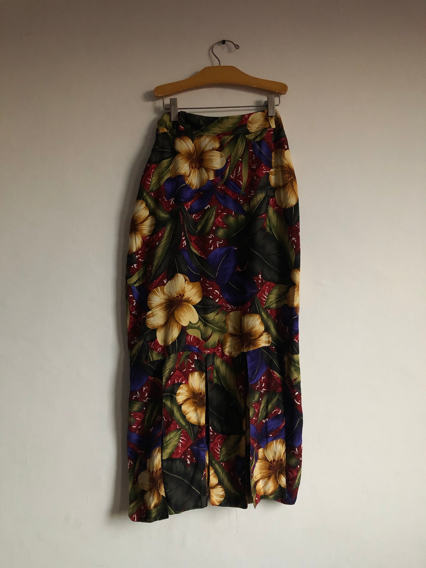 Floral Fringed Skirt