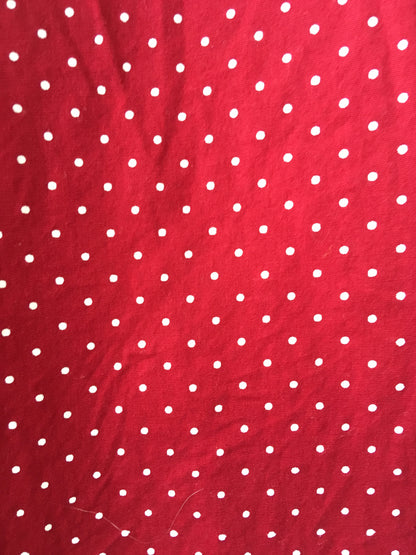 Vestido Rojo Polka Dots