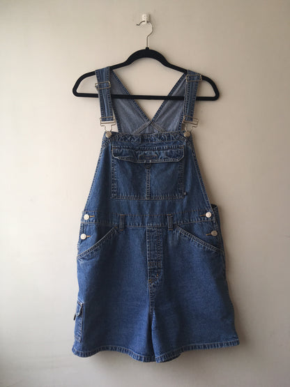 Denim Short Overalls