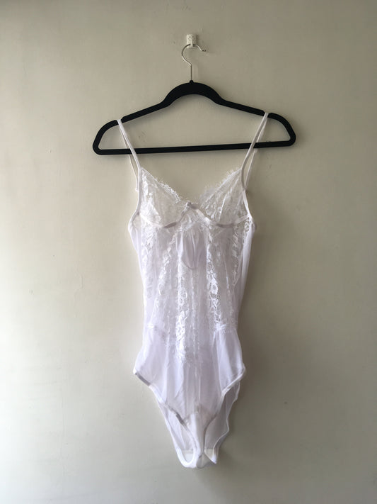 White Lace Bodysuit