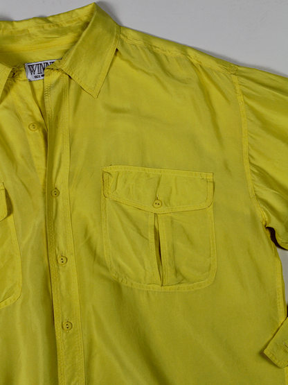 Yellow Silk Blouse