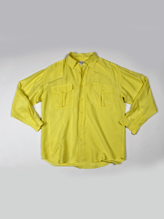 Yellow Silk Blouse