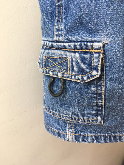 Denim Short Overalls