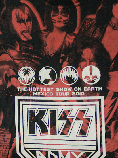 Kiss 2010 T-shirt