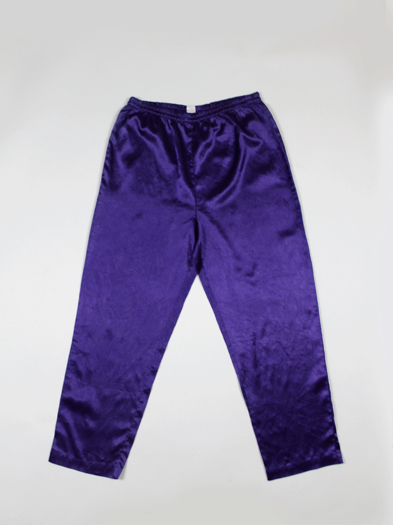 Metallic Purple Pants