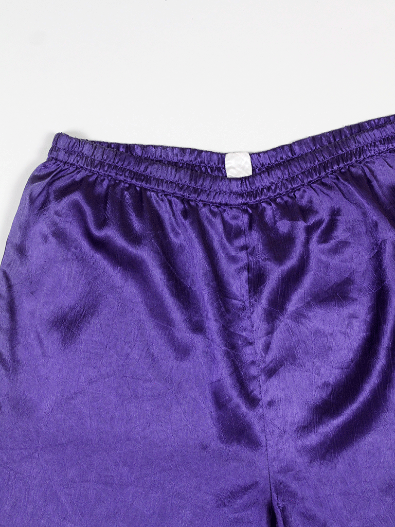 Metallic Purple Pants