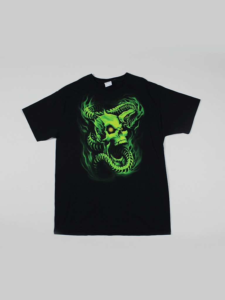 Playera Calaveras Neon