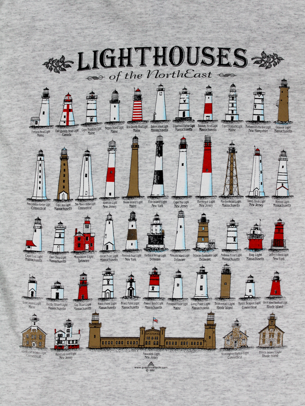 Playera Lighthouse Vintage