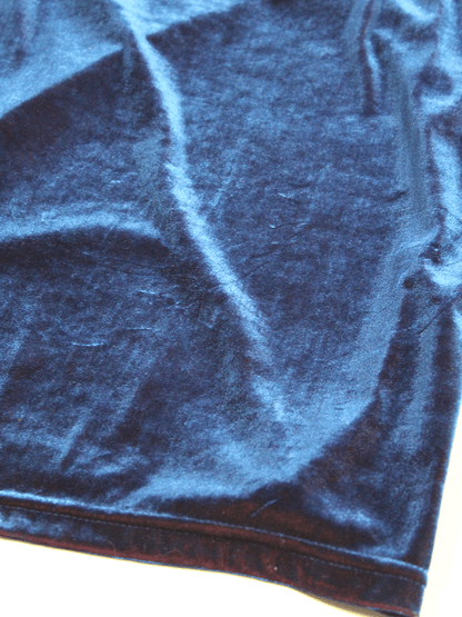 Blue Velvet Top