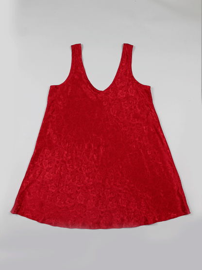 Red Slip Dress